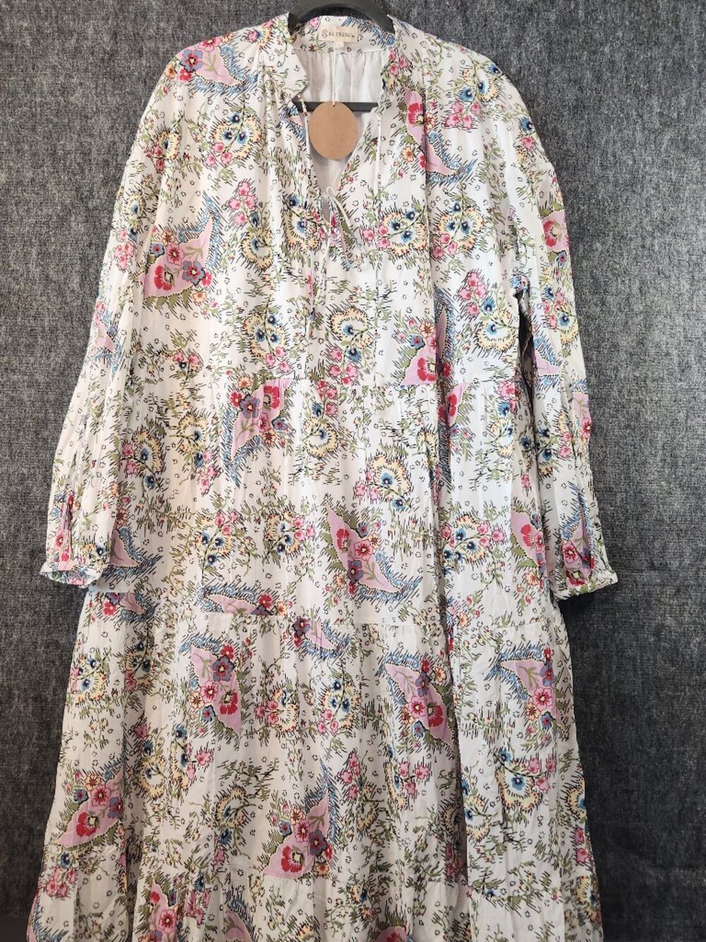 Maison Anana Alime Robe Floral Midi Dress L NWT
